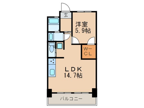 マンション中村の物件間取画像